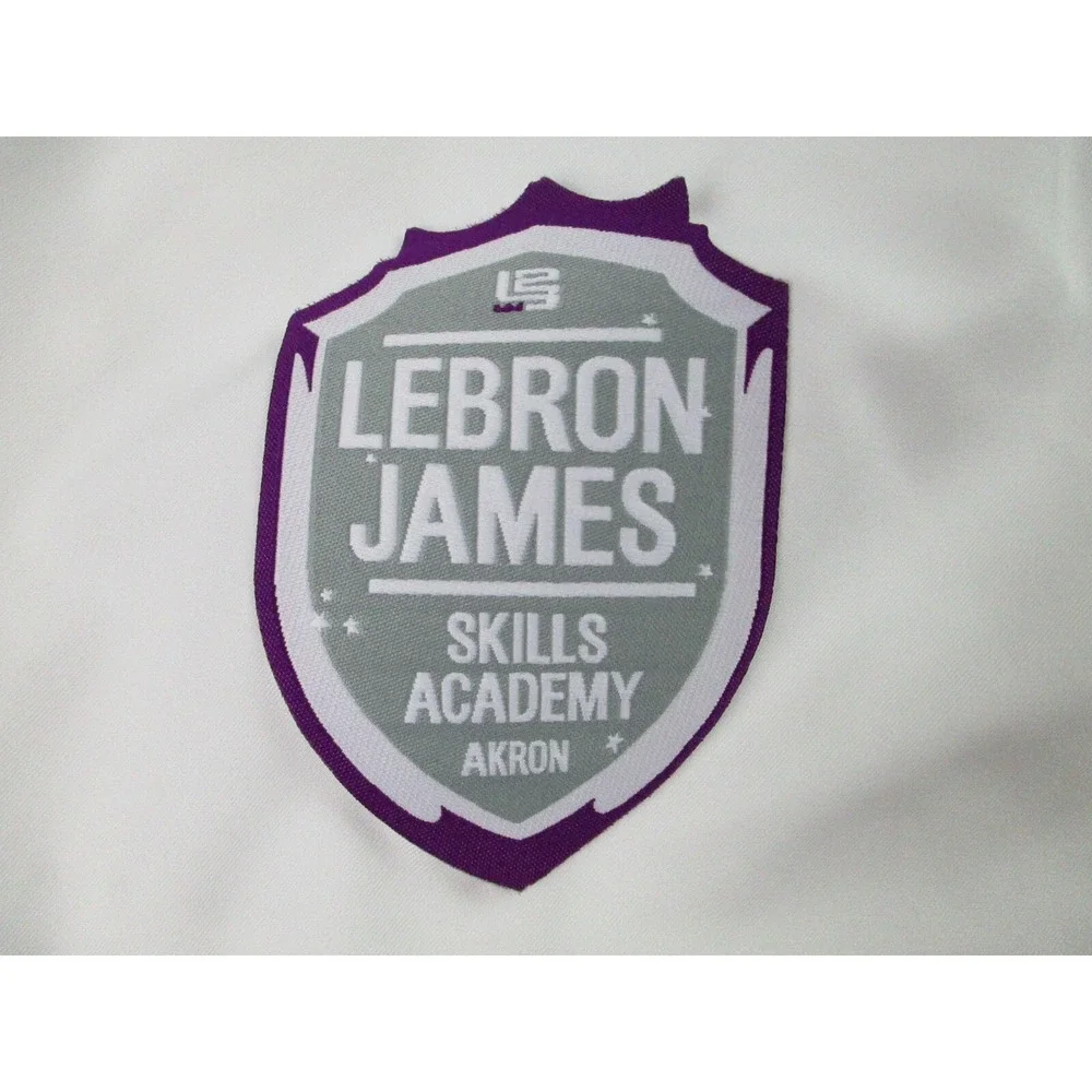 Nike Lebron James Skills Academy Shorts Mens‎ 38 White Akron OH Basketball USA